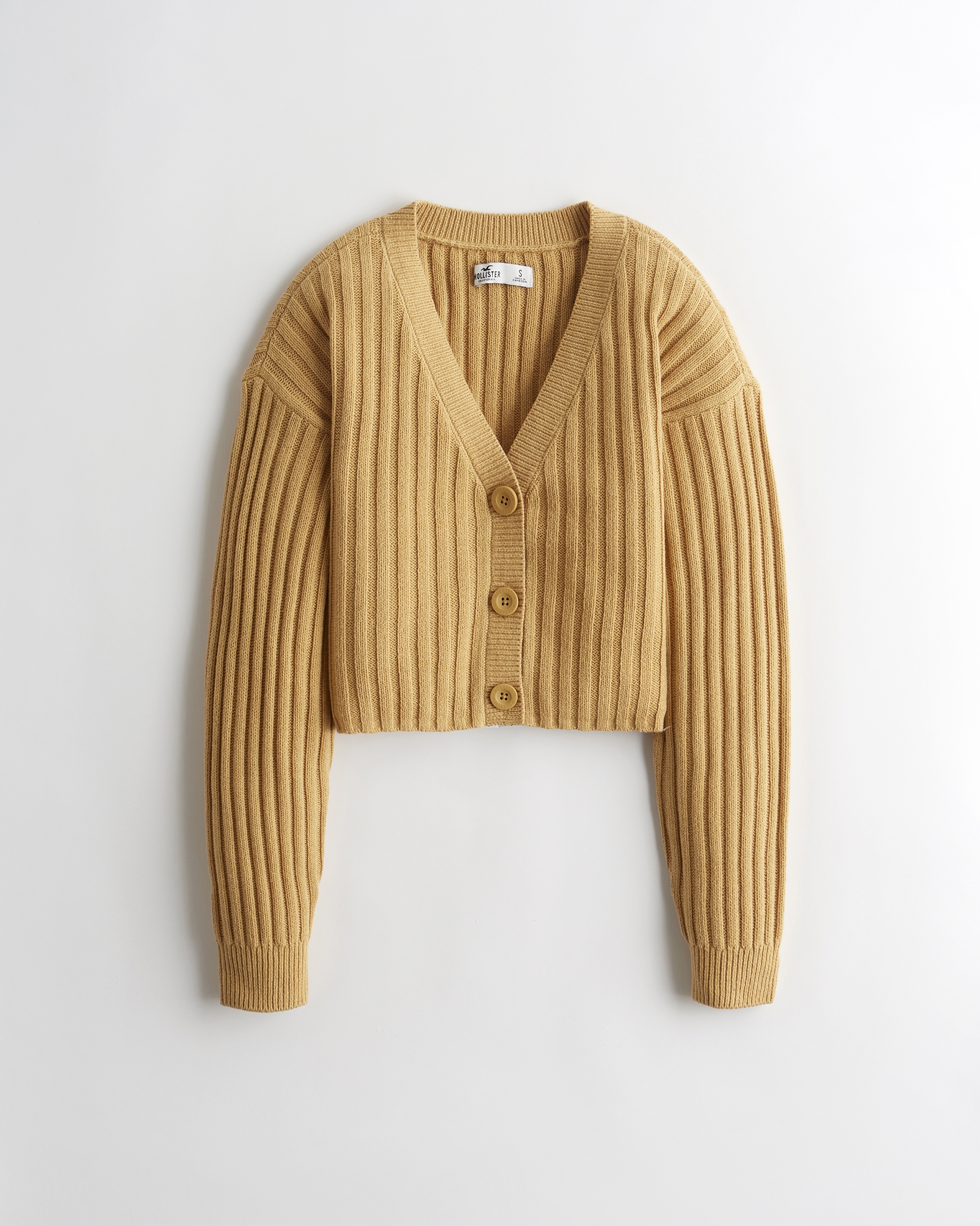 hollister white cardigan