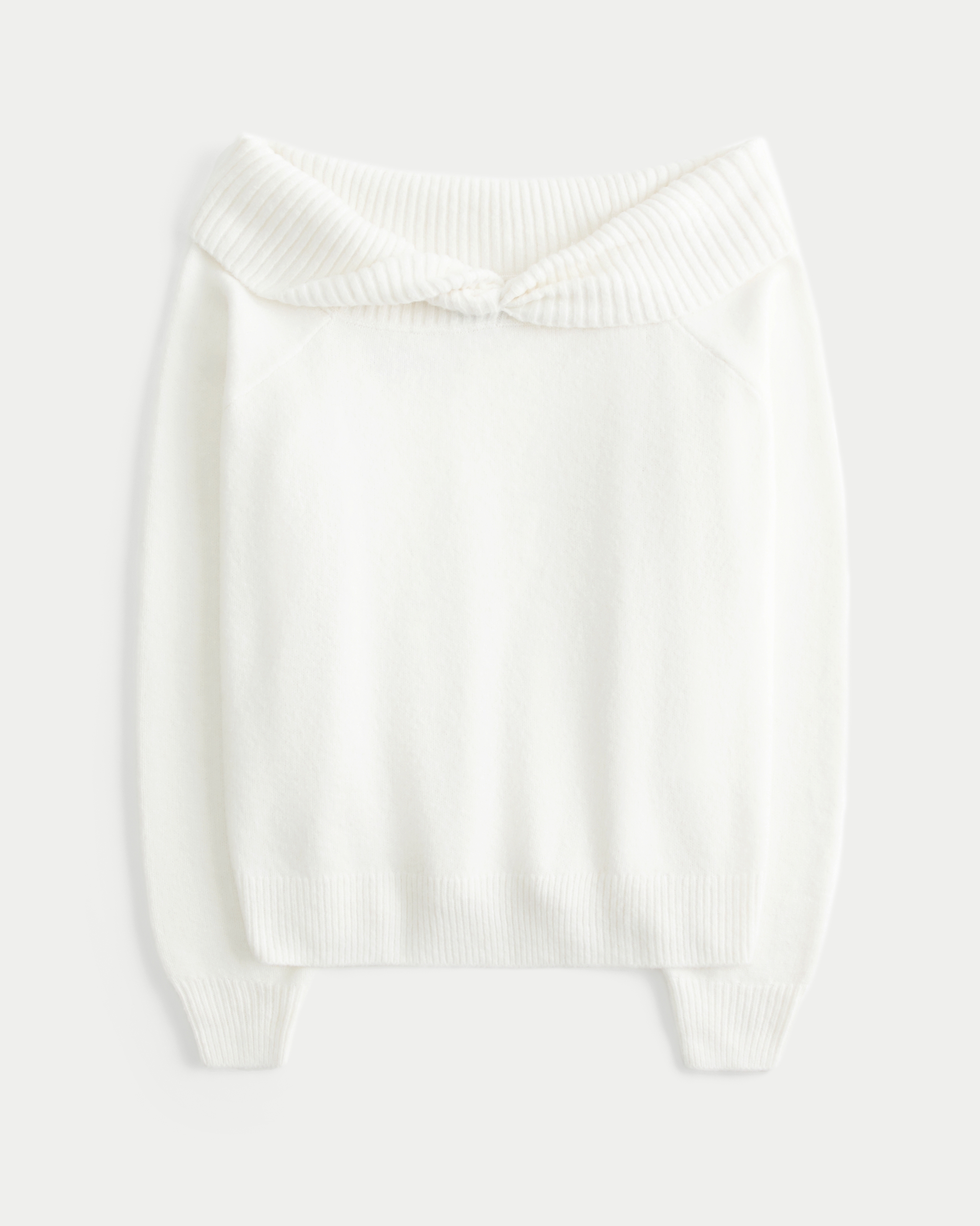 Hollister Comfy Cloud Off-the-Shoulder Twist Sweater