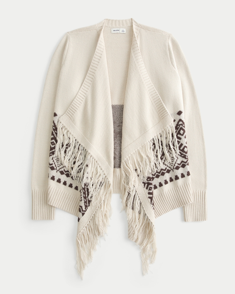 Easy Fringe No-Close Cardigan