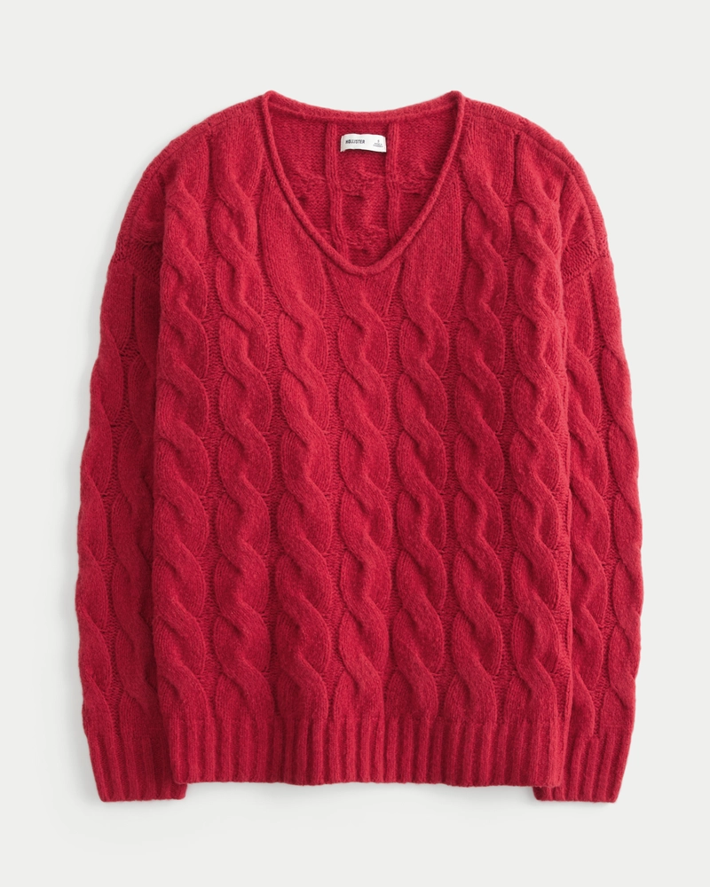 Hollister Comfy Cloud Rose Graphic Sweater