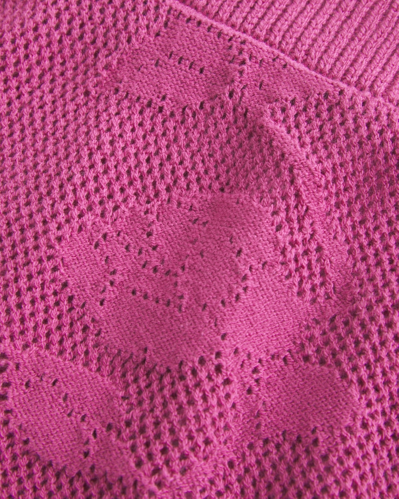 Easy Needlepoint-Style Halter Babydoll Cami