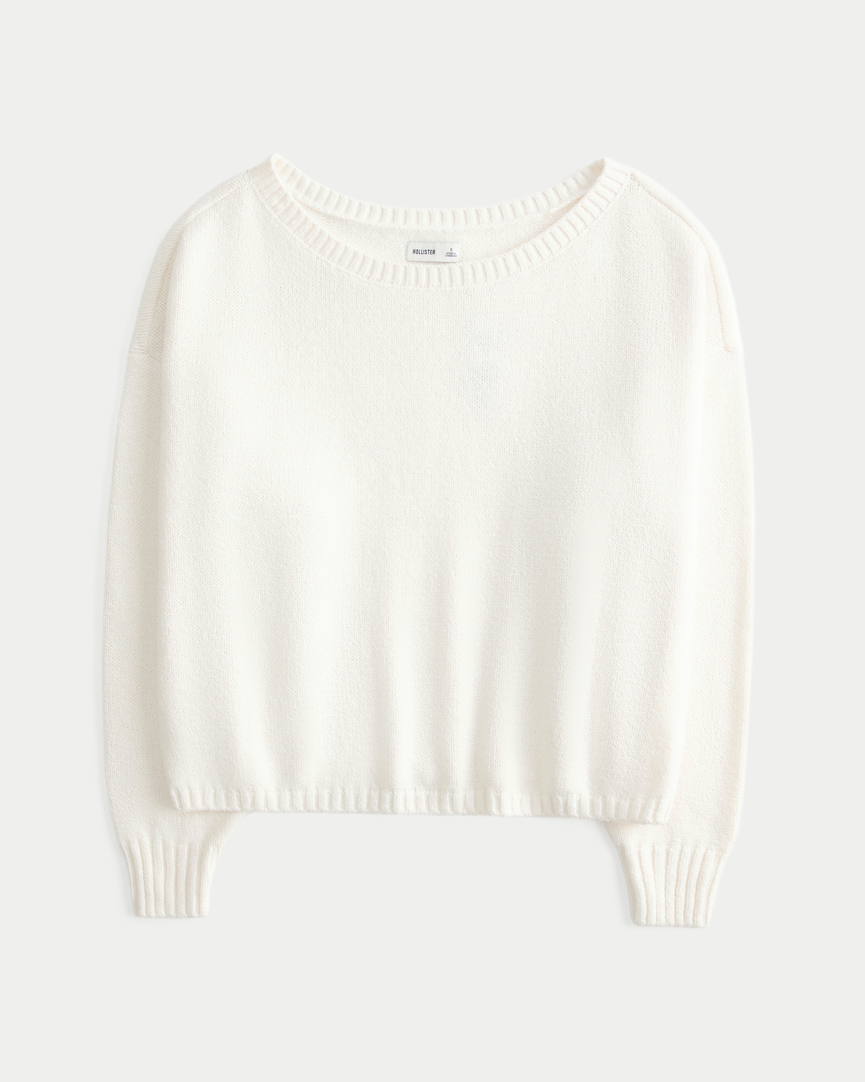 Easy Slouchy Off-the-Shoulder Sweater