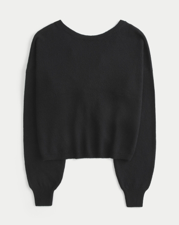 Women's Easy Twist Back Sweater | Women's Tops | HollisterCo.com