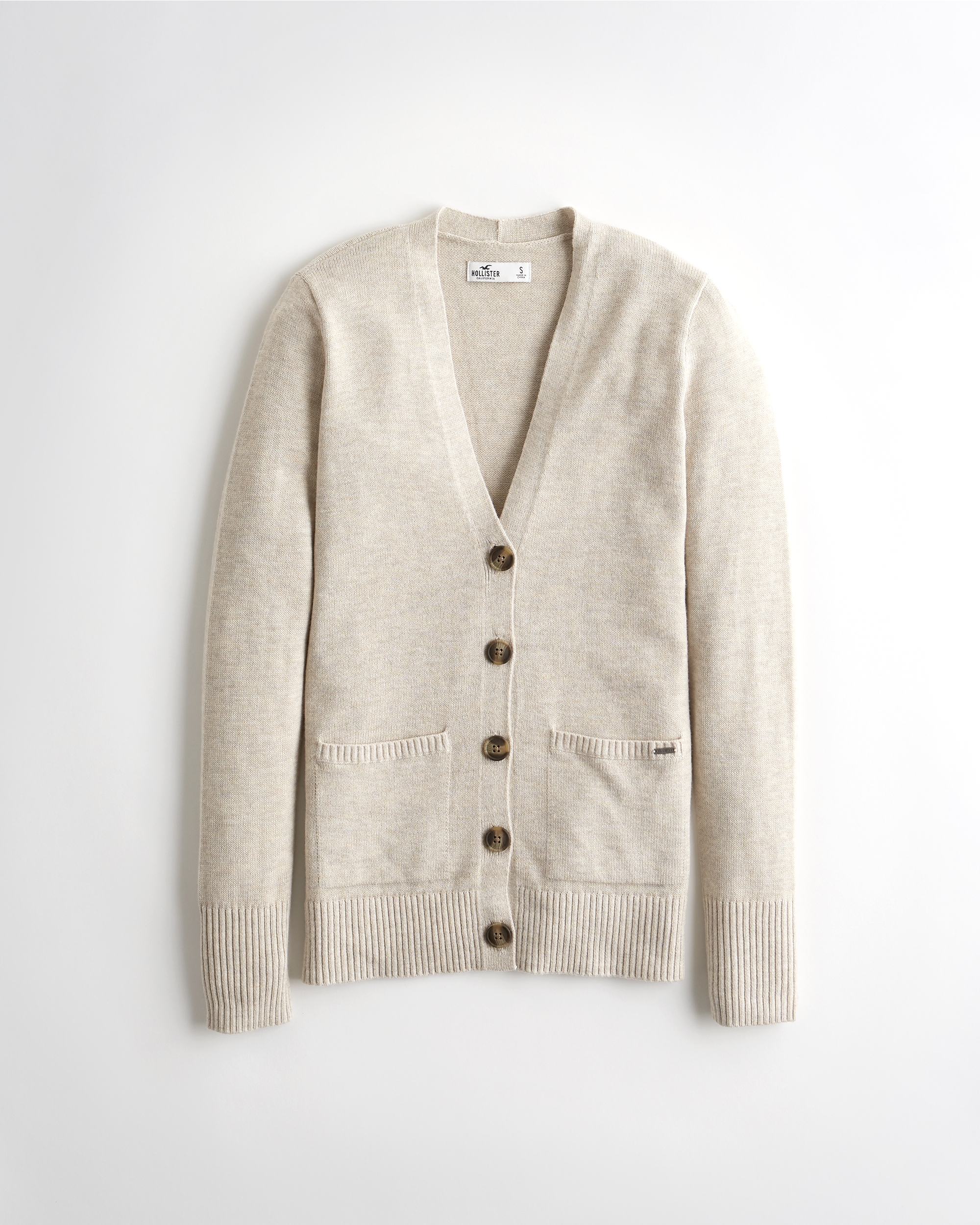 hollister ribbed cardigan