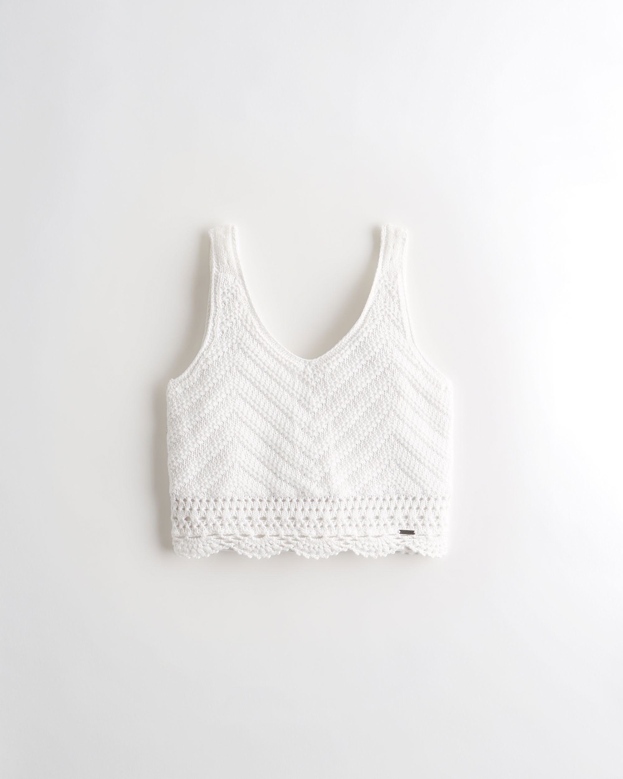 white sweater tank