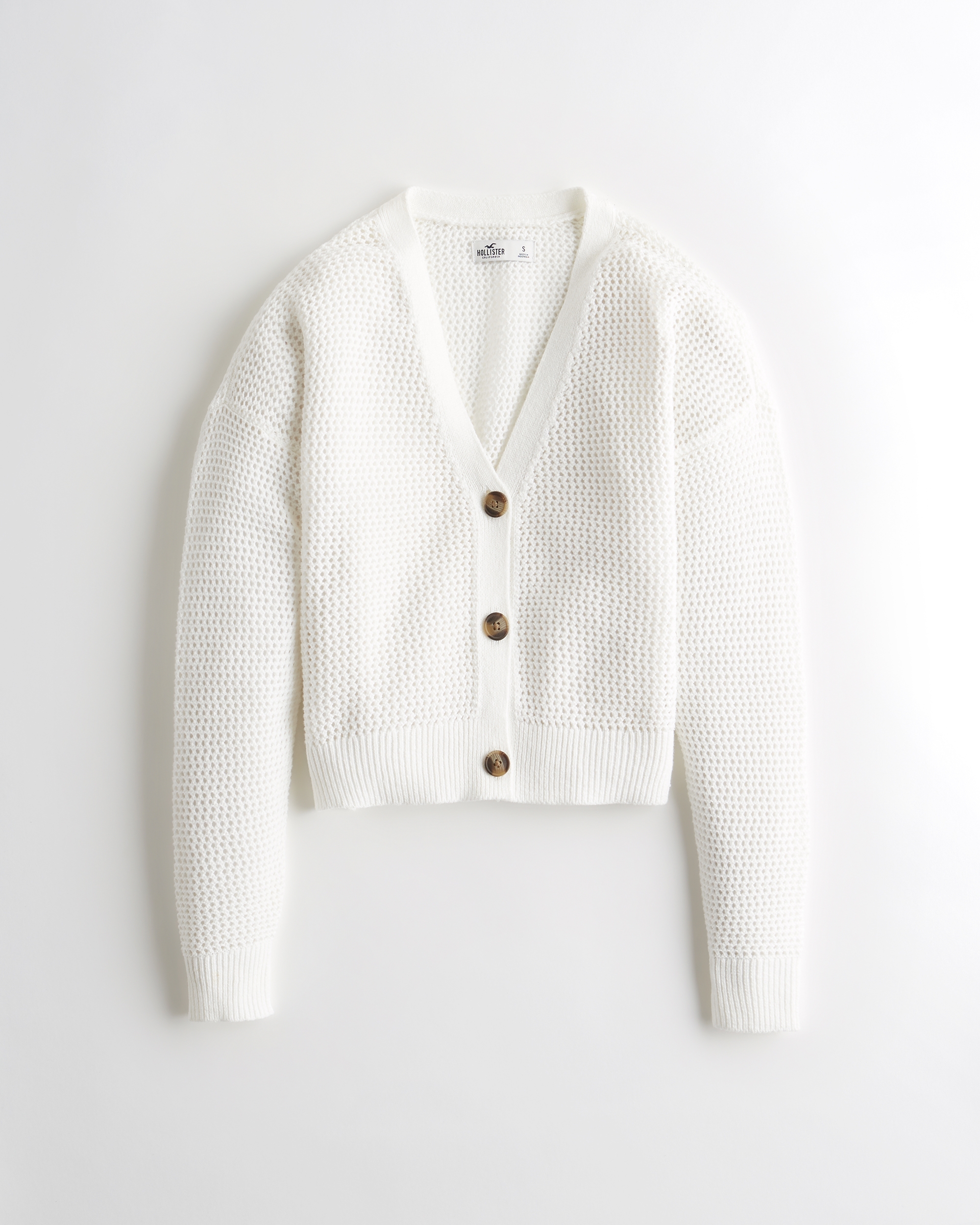 hollister cropped cardigan