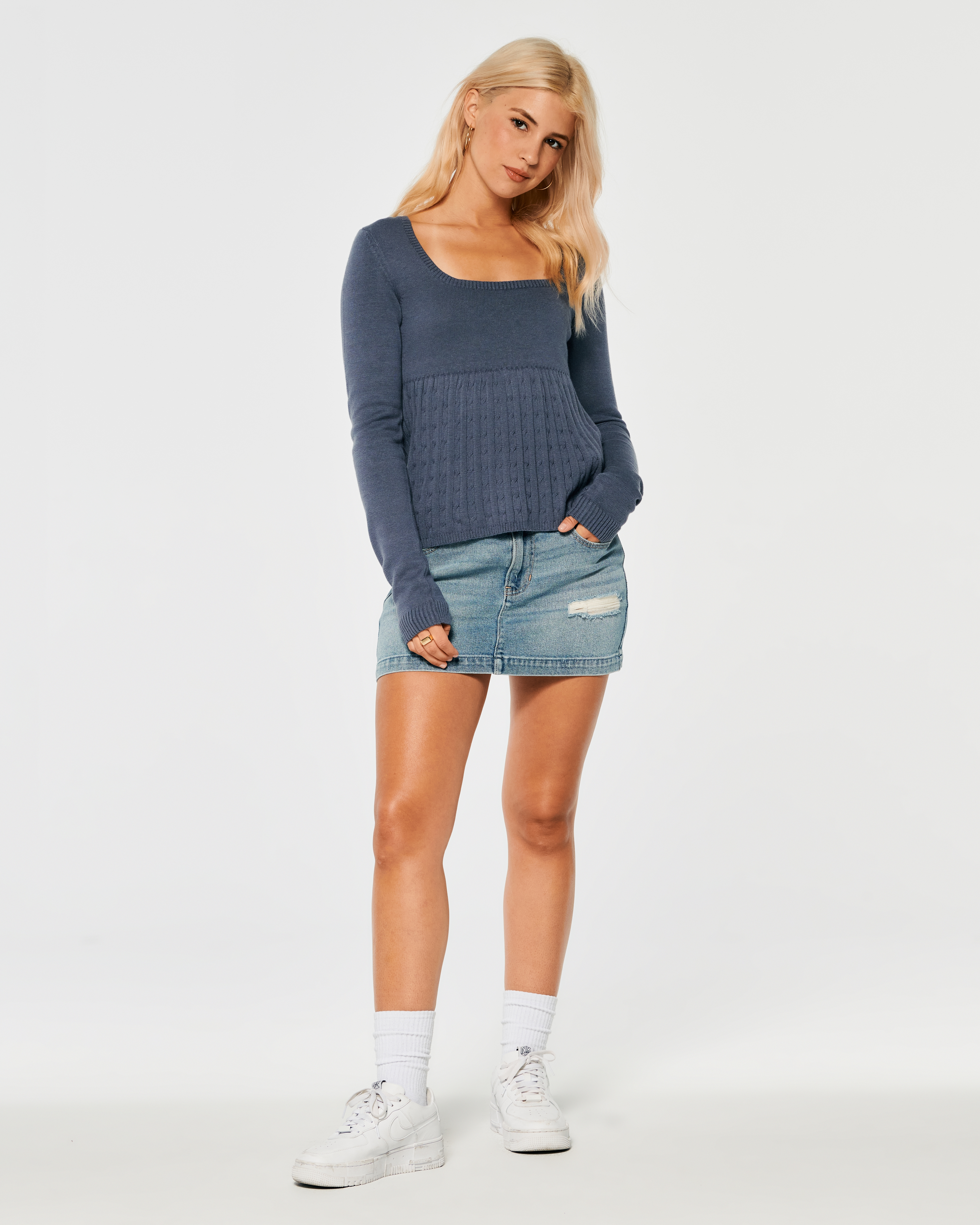 Babydoll pullover discount