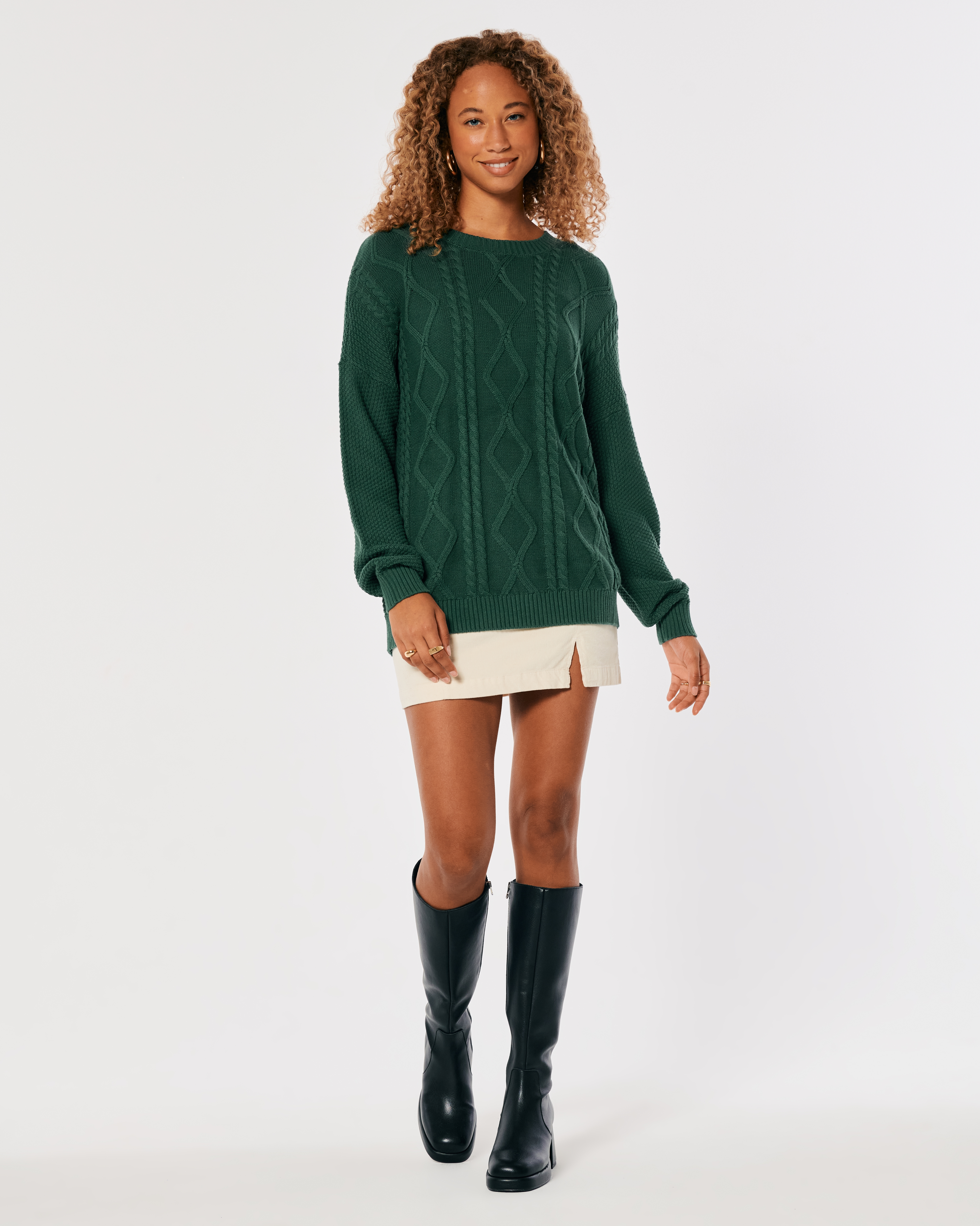 Hollister on sale oversized sweater