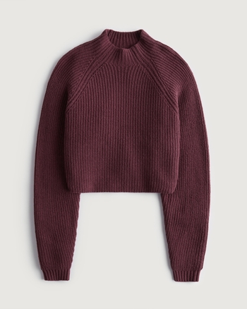 Women's Easy Mock-Neck Sweater | Women's Clearance | HollisterCo.com
