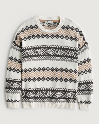 Oversized fair isle sweater cheap