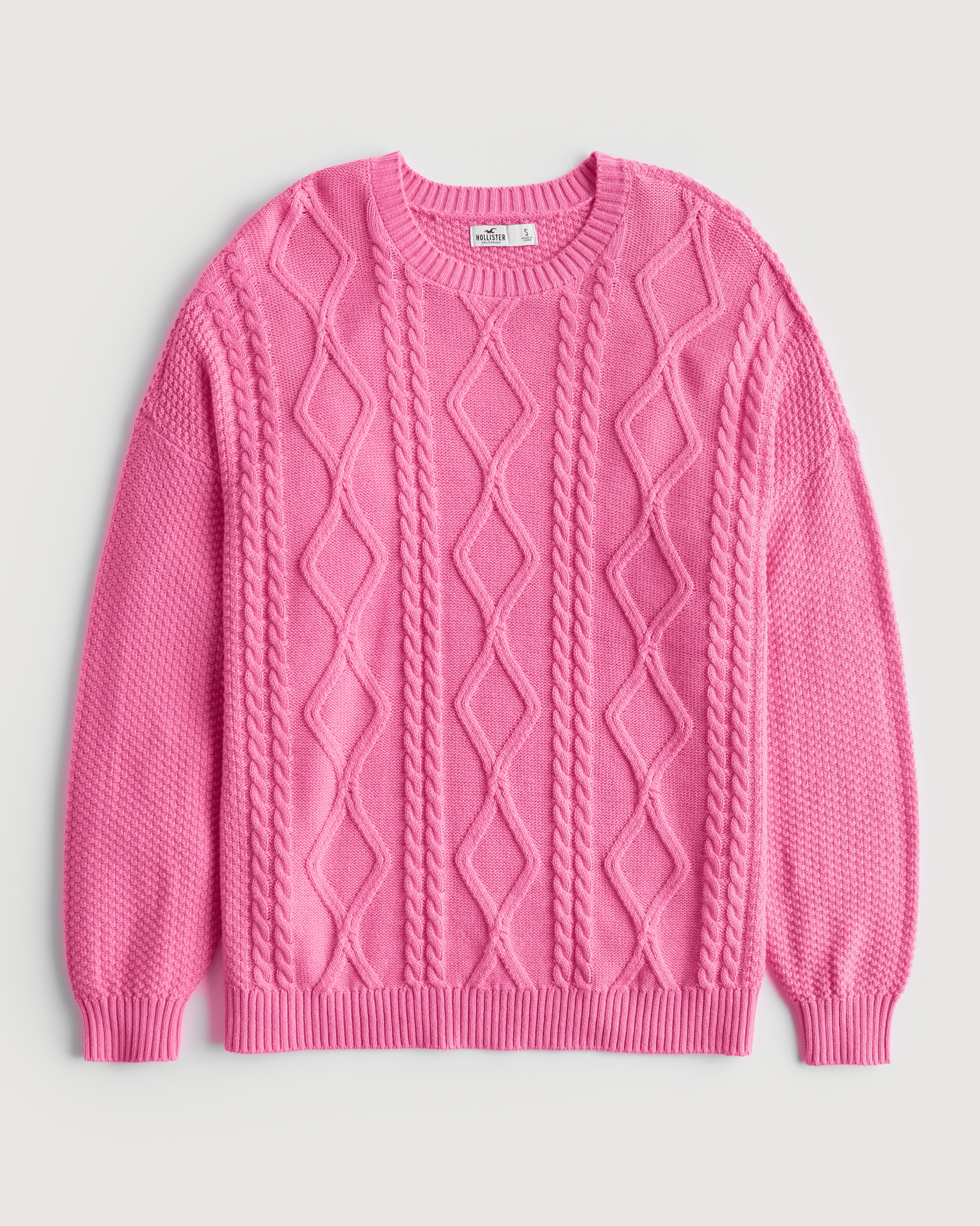Women's Oversized Cable-Knit Sweater | Women's Clearance