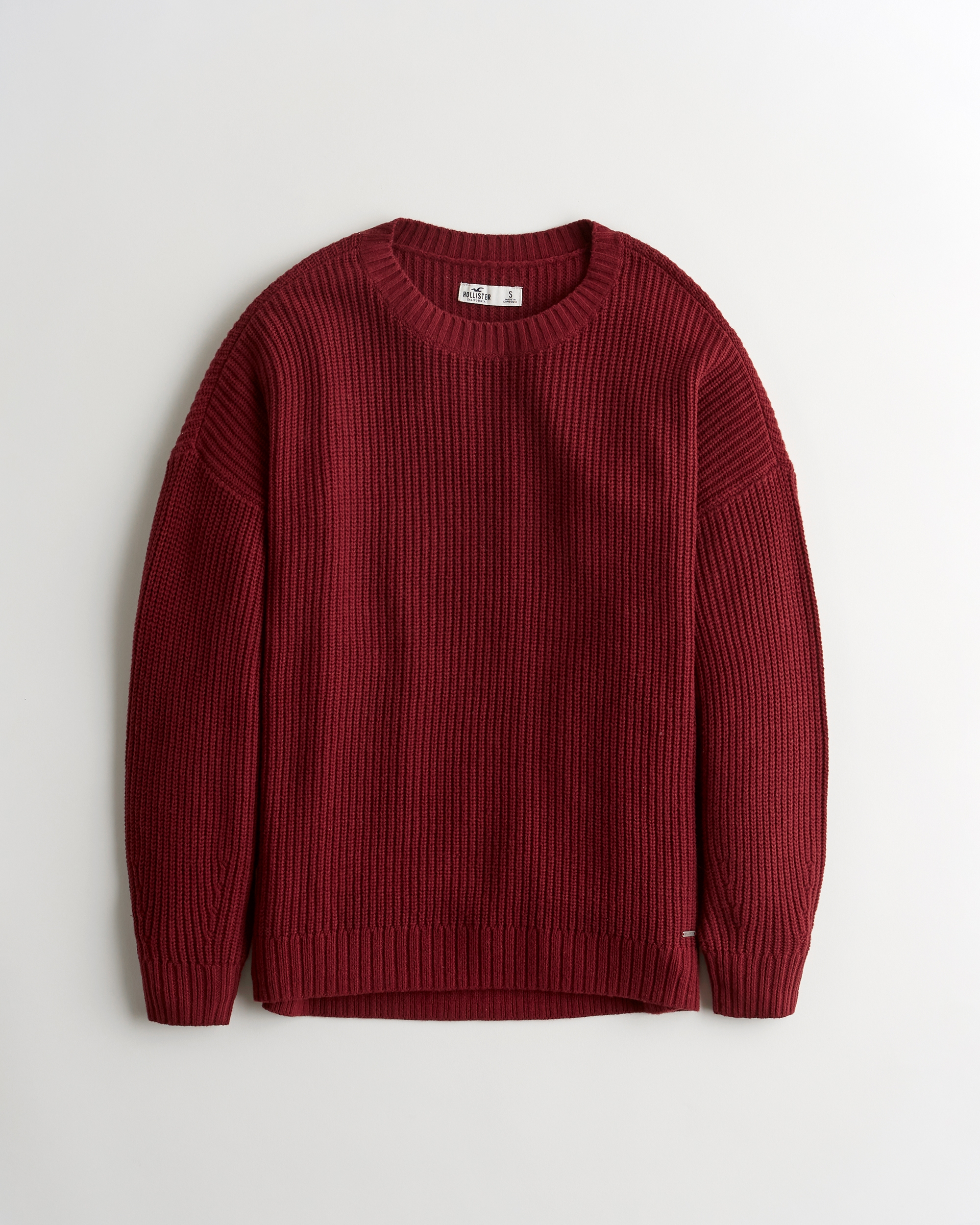 hollister oversized henley sweatshirt