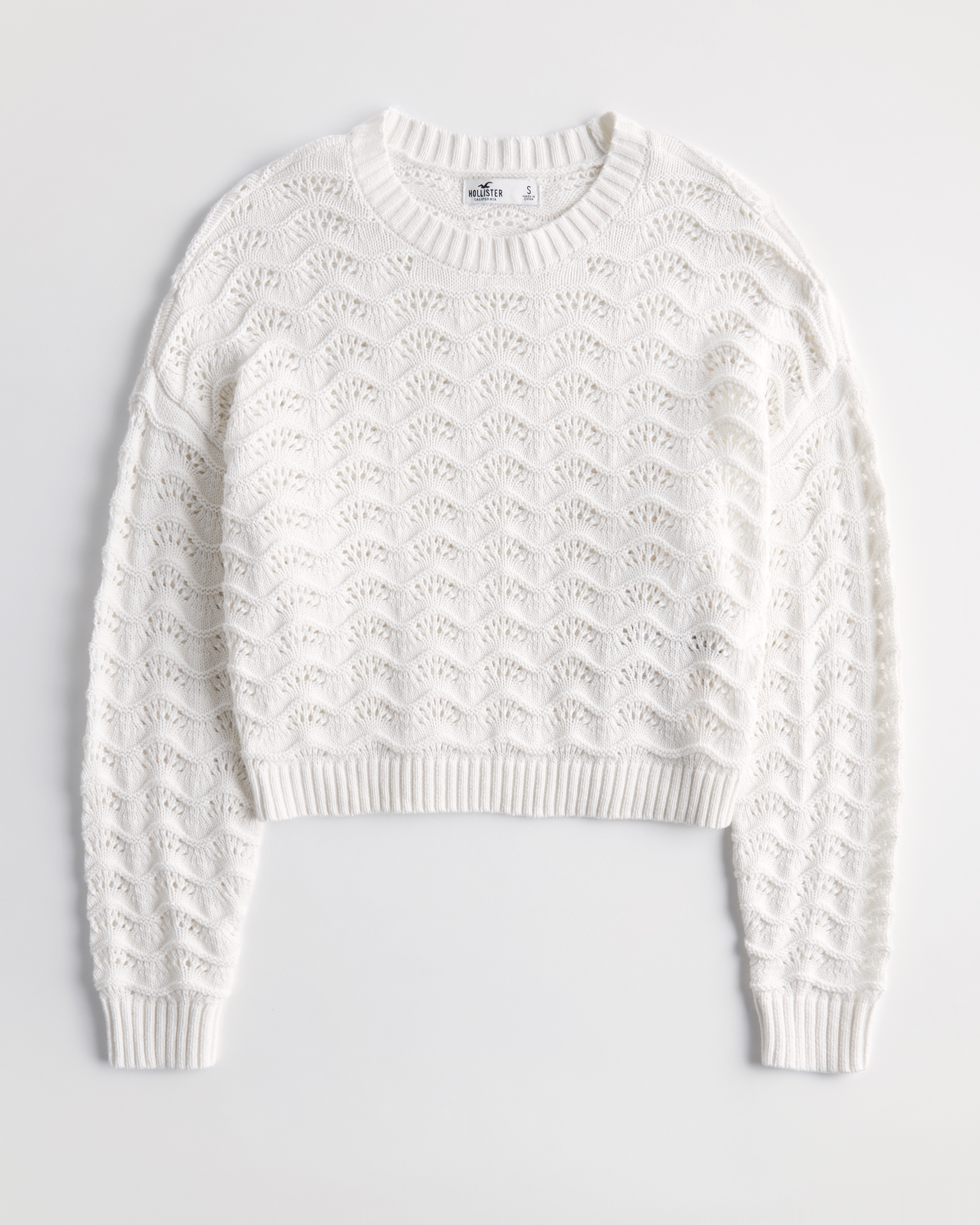 Hollister crop online top sweater