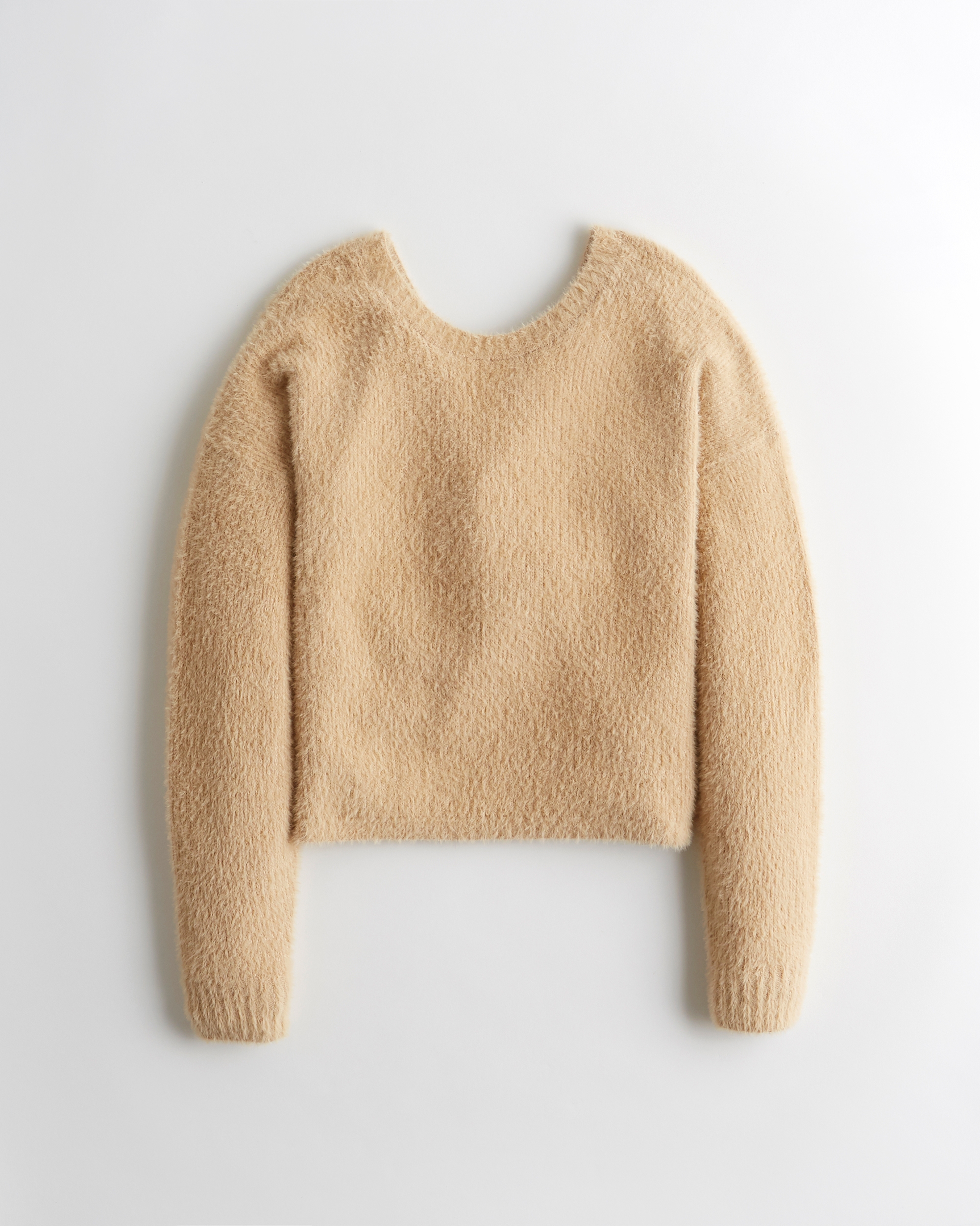 reversible cinched sweater