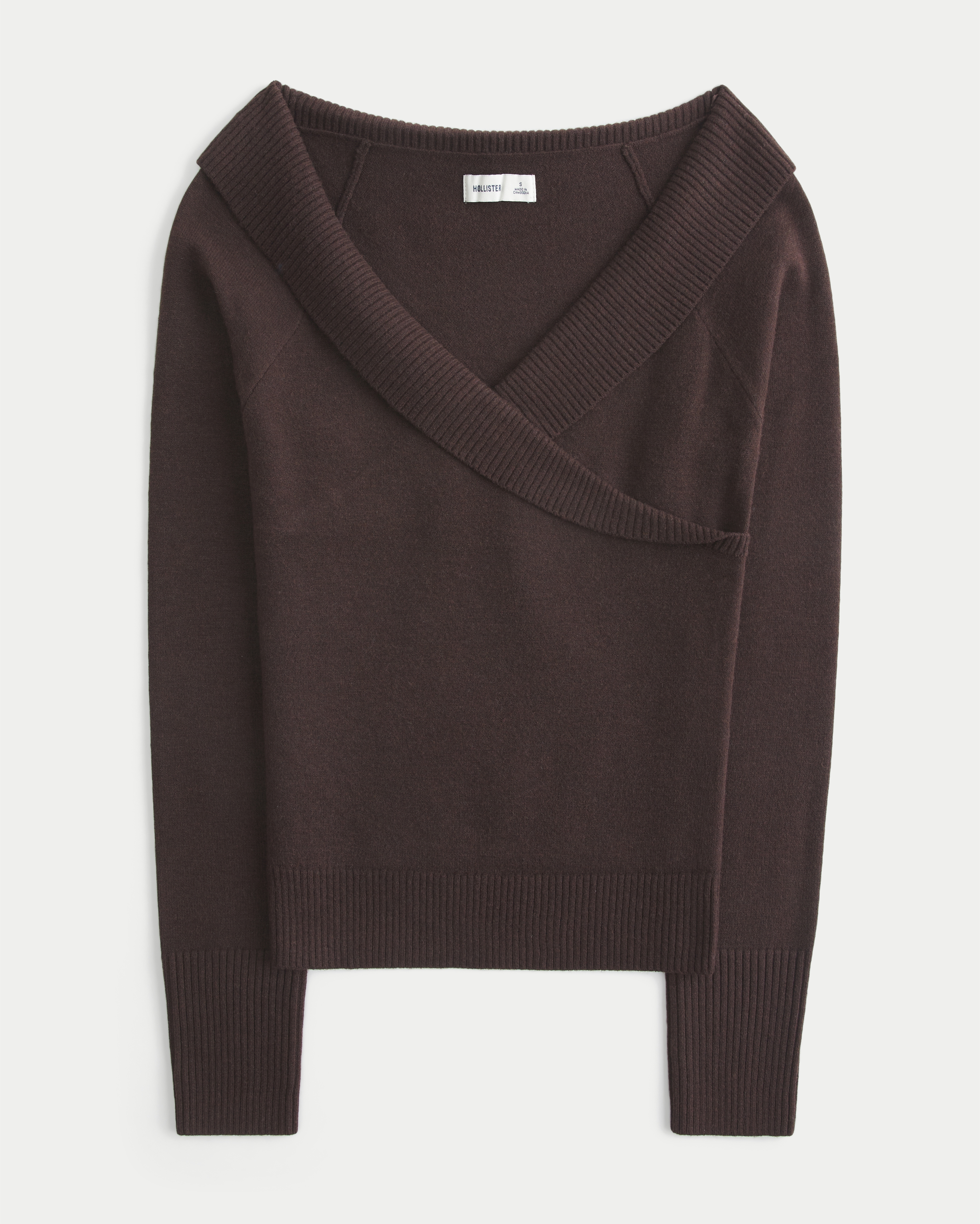 Twist Off-the-Shoulder Sweater