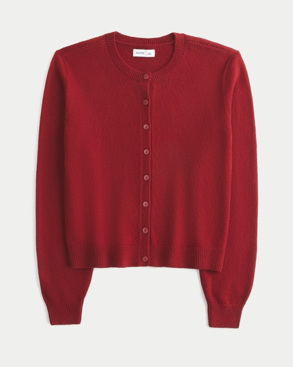 Easy Crew Cardigan, Red view 1