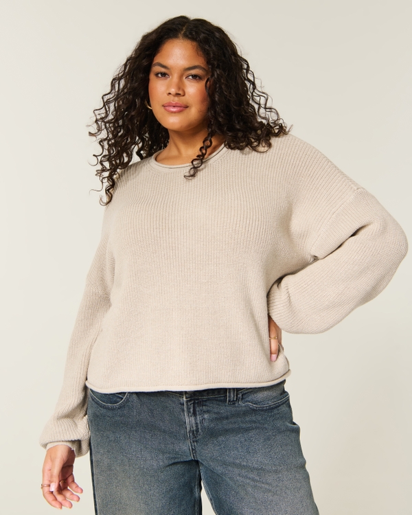 Easy Roll-Neck Sweater