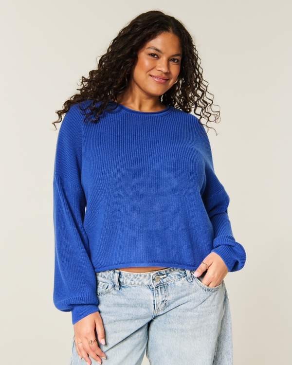 Easy Roll-Neck Sweater