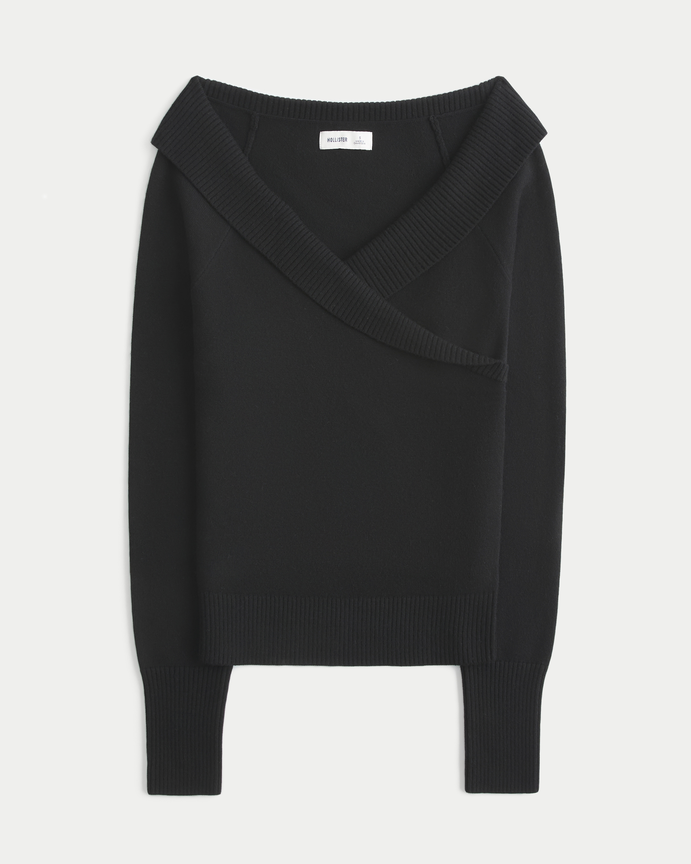 Twist Off-the-Shoulder Sweater