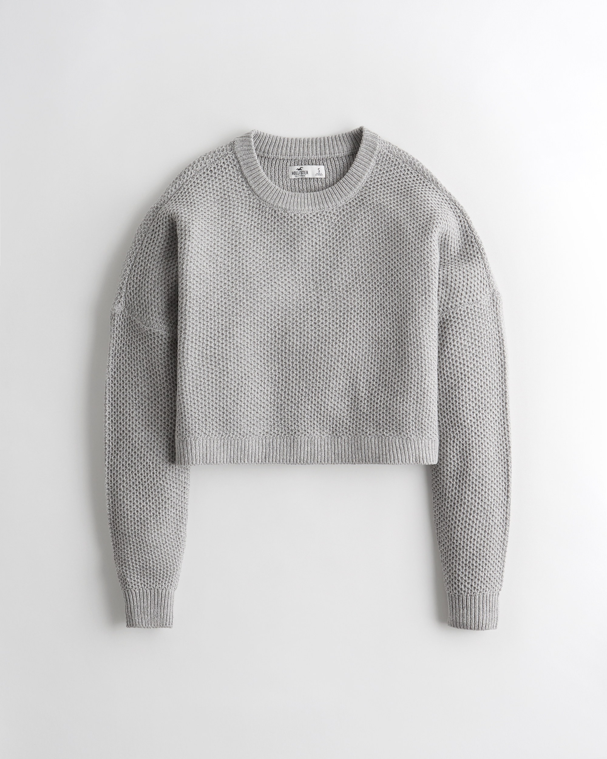 hollister cable crewneck sweater