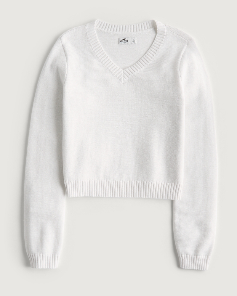 Hollister v hot sale neck sweater