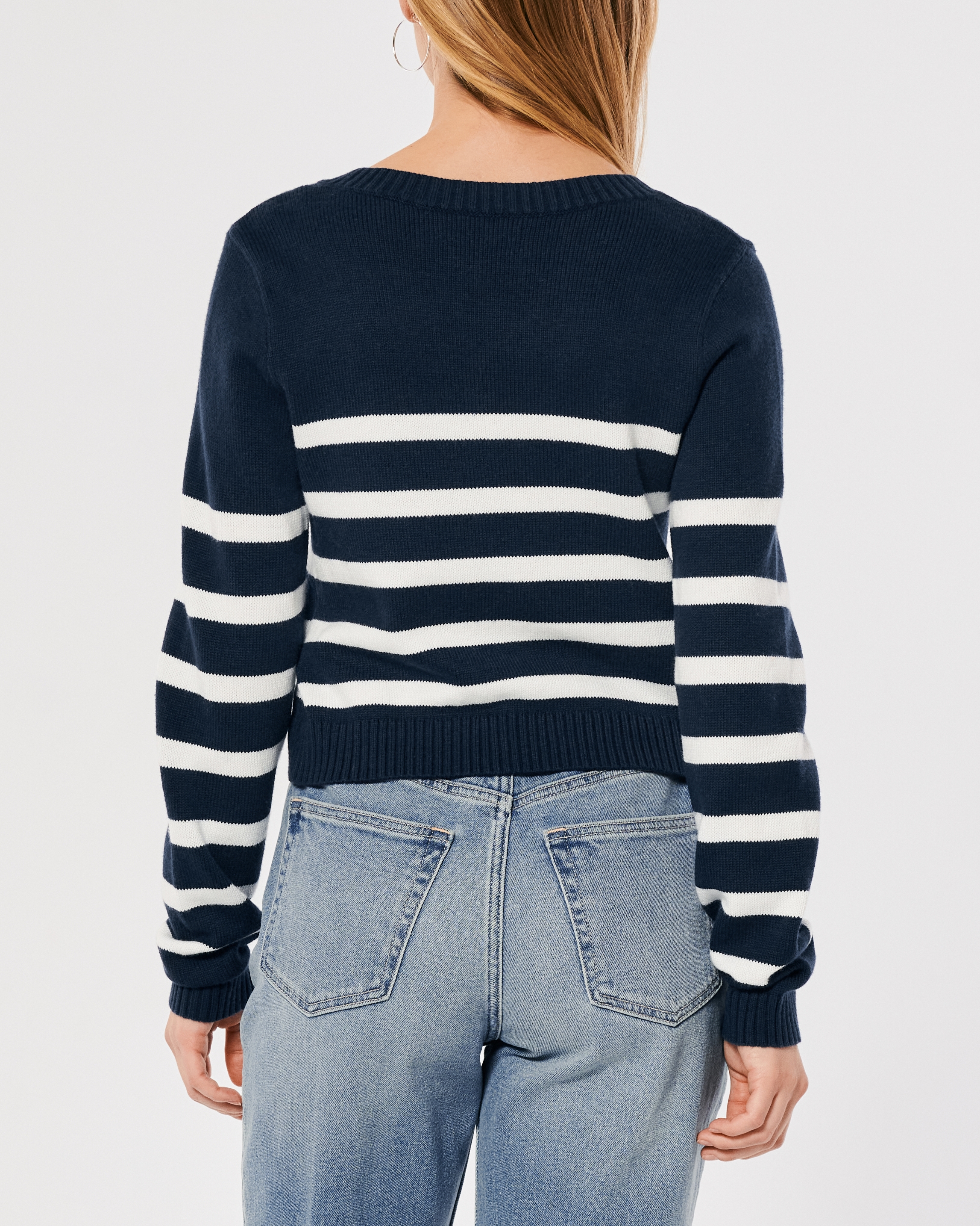 Crew neck sweater on sale hollister