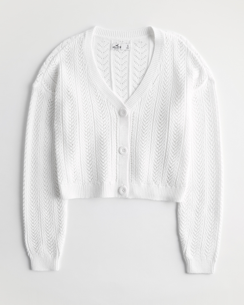 Hollister on sale cropped cardigan