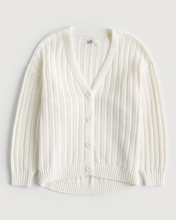 Women's LongerLength Crochet Cardigan Women's Select Styles On Sale