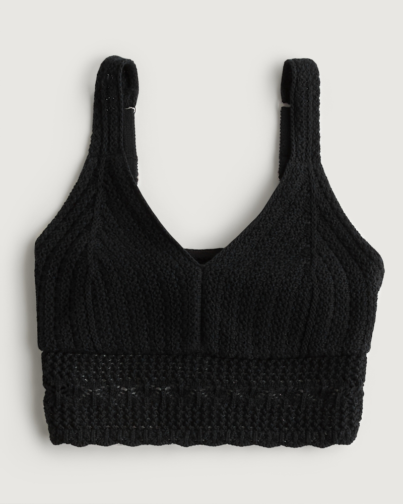 Girls Crop Crochet Cami, Girls Tops, HollisterCo.com