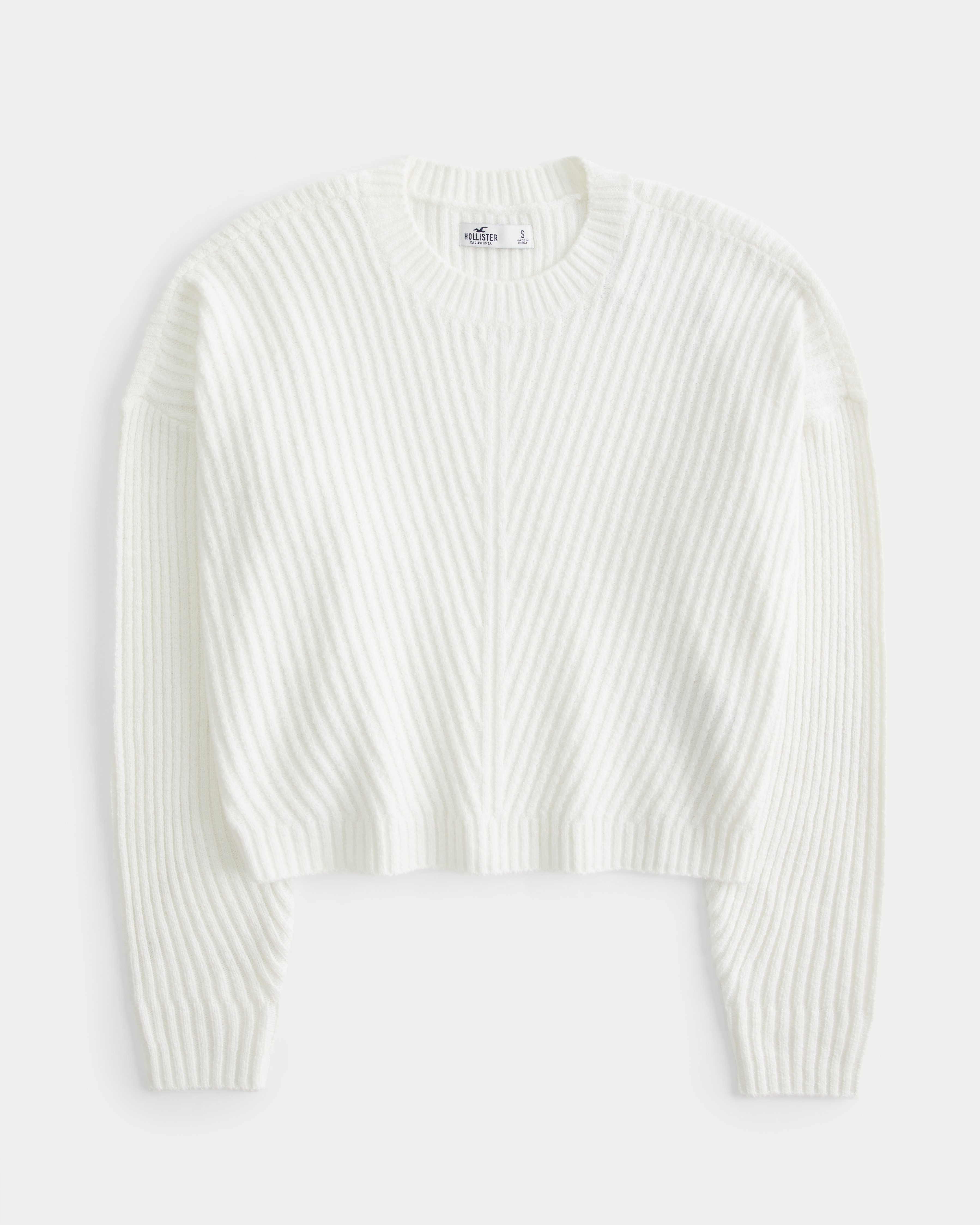 Hollister Easy Cozy Ribbed Crew Sweater