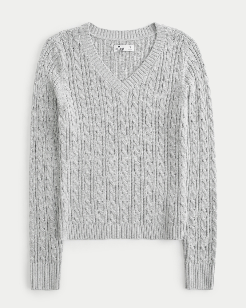 Hollister v hot sale neck sweater