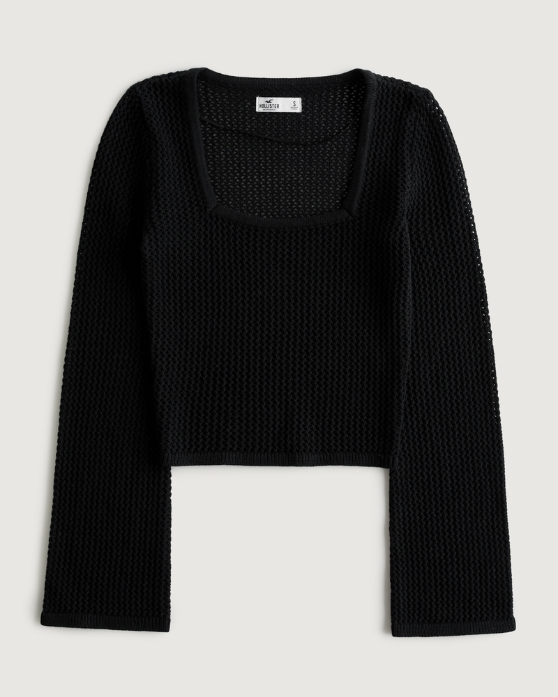 Hollister cropped sweater online