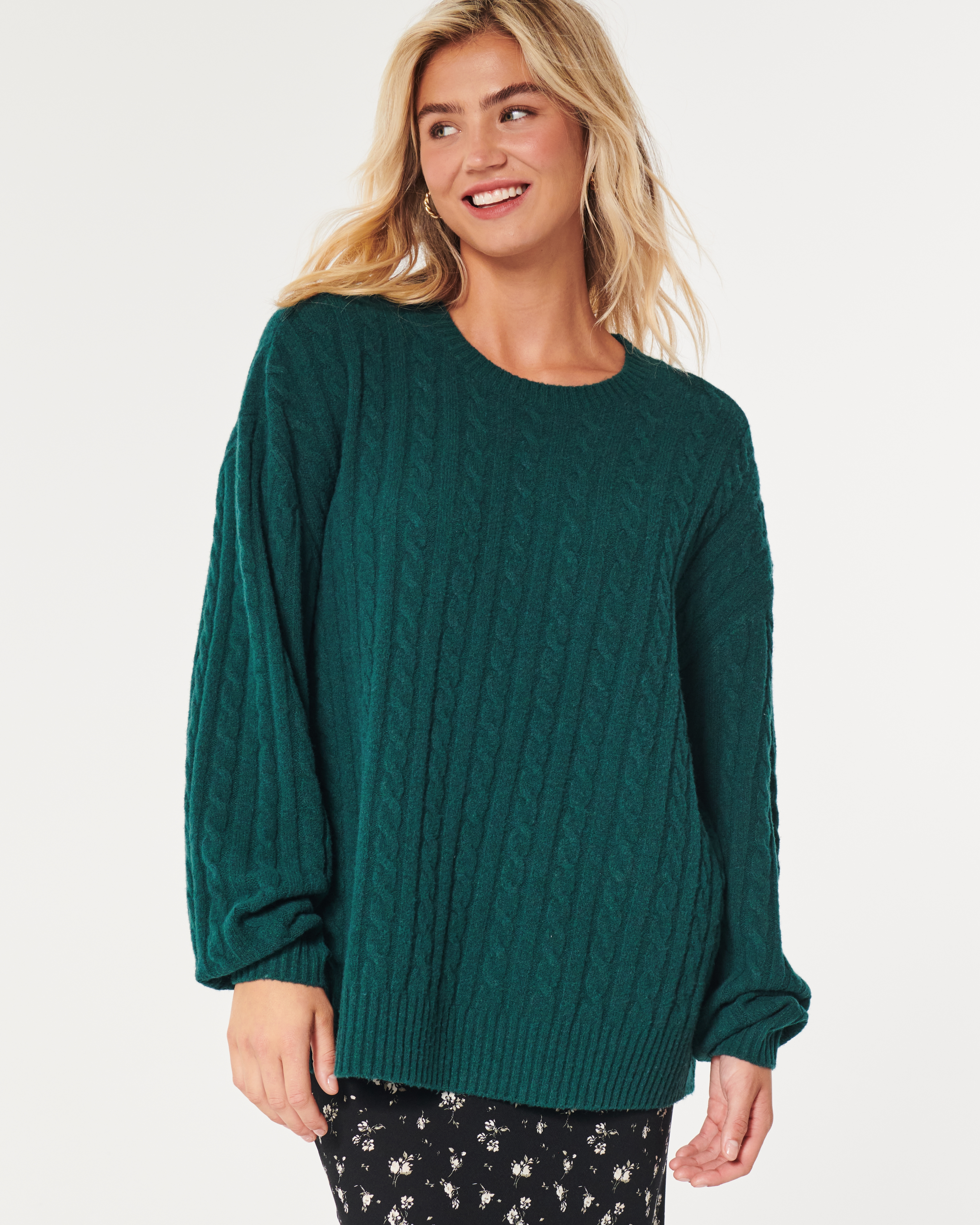 Women's Big Comfy Sweater | Women's Clearance | HollisterCo.com