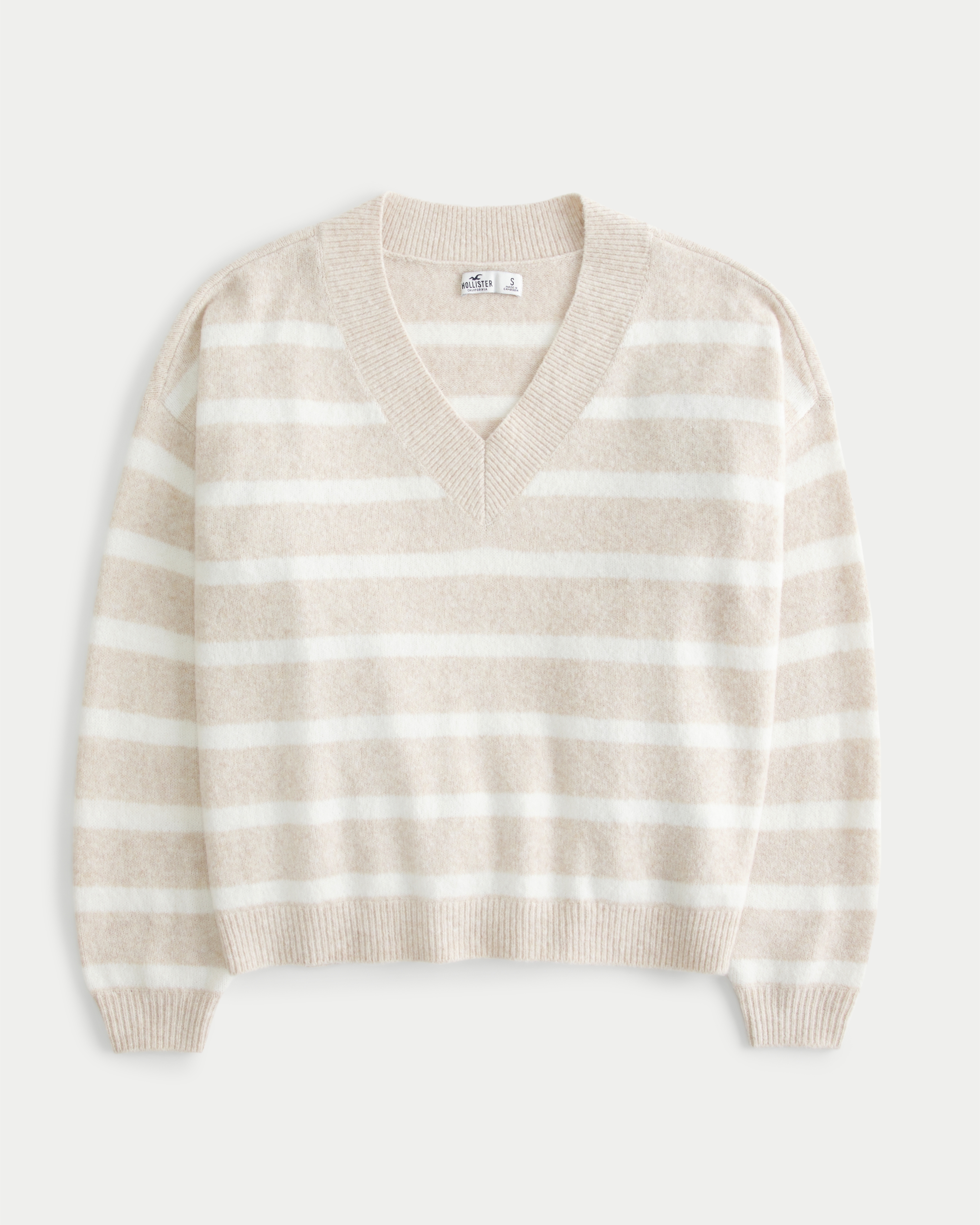 Hollister discount sweater white