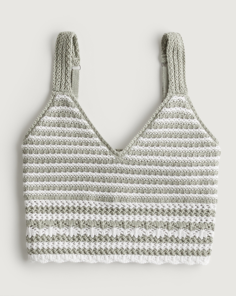 Hollister Crochet V-Neck Bralette