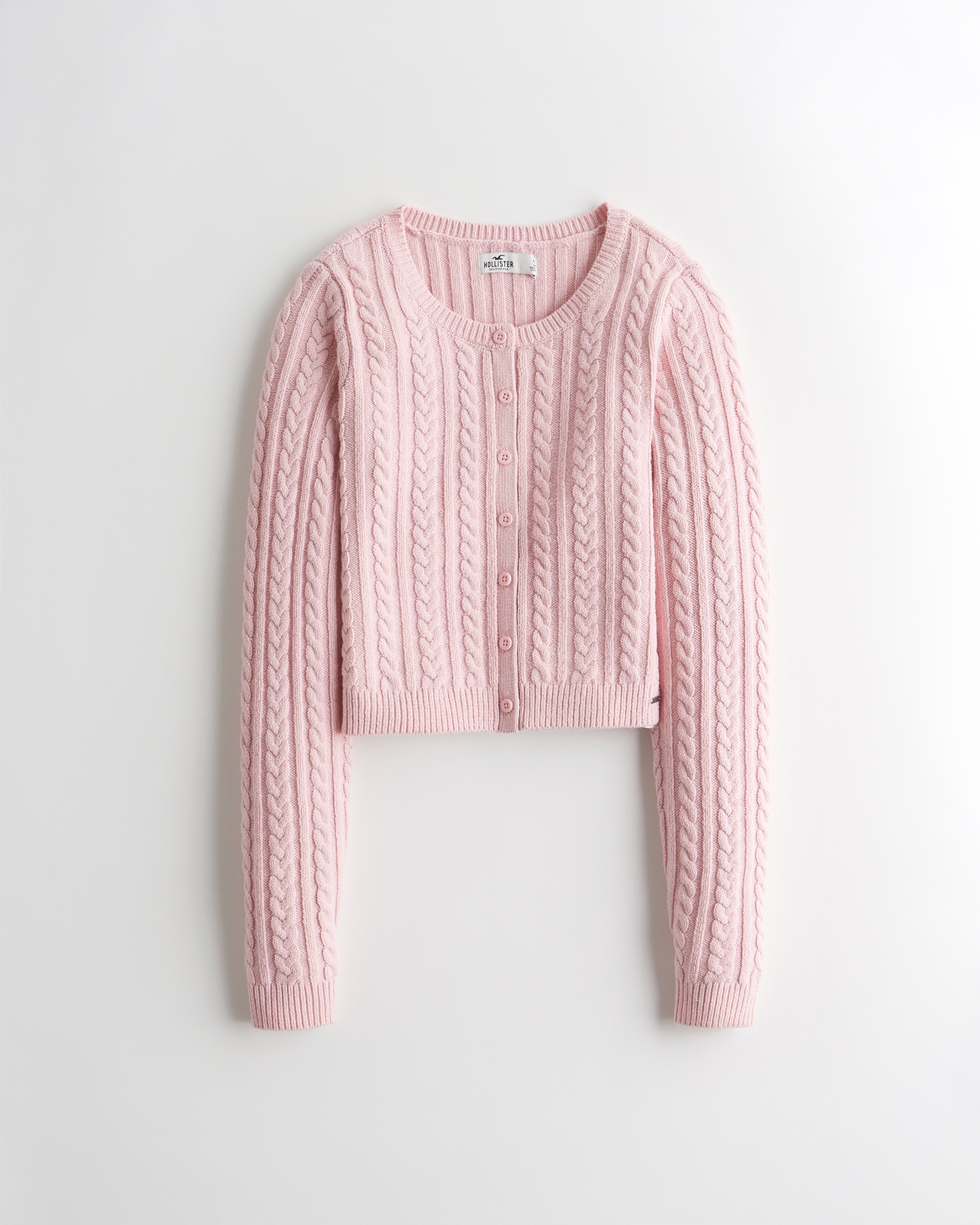 hollister cropped cardigan