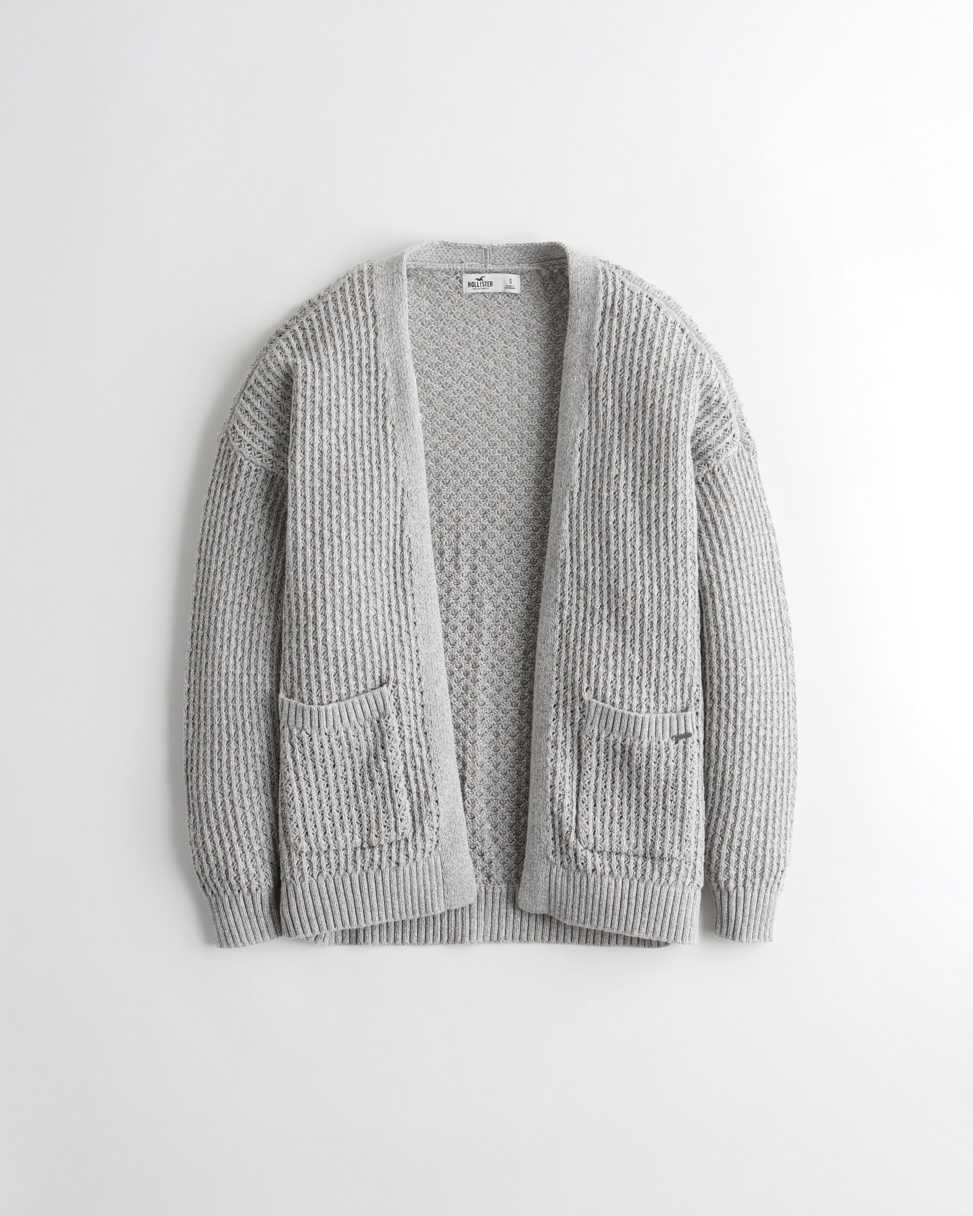 hollister ribbed cardigan