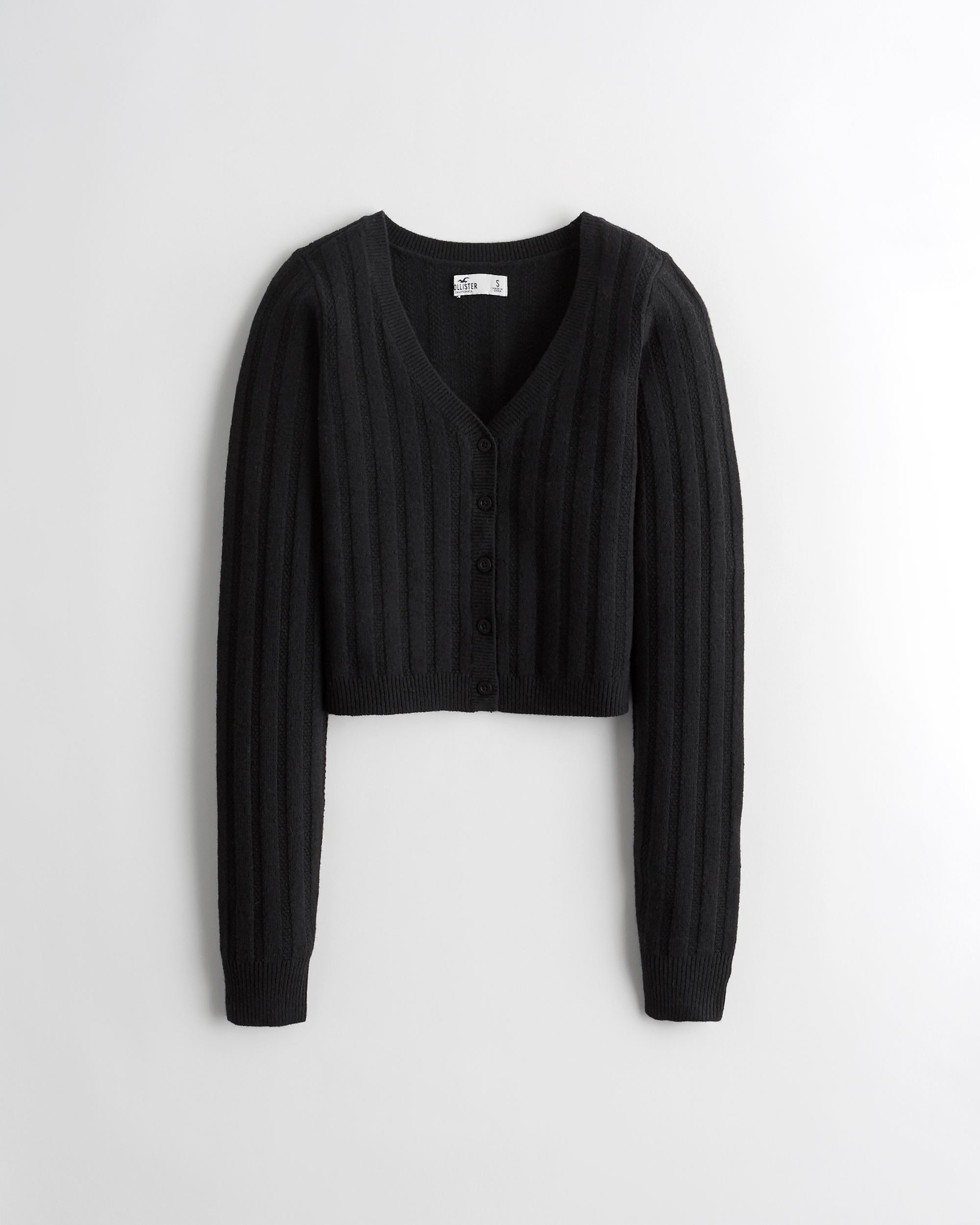 black cardigan hollister