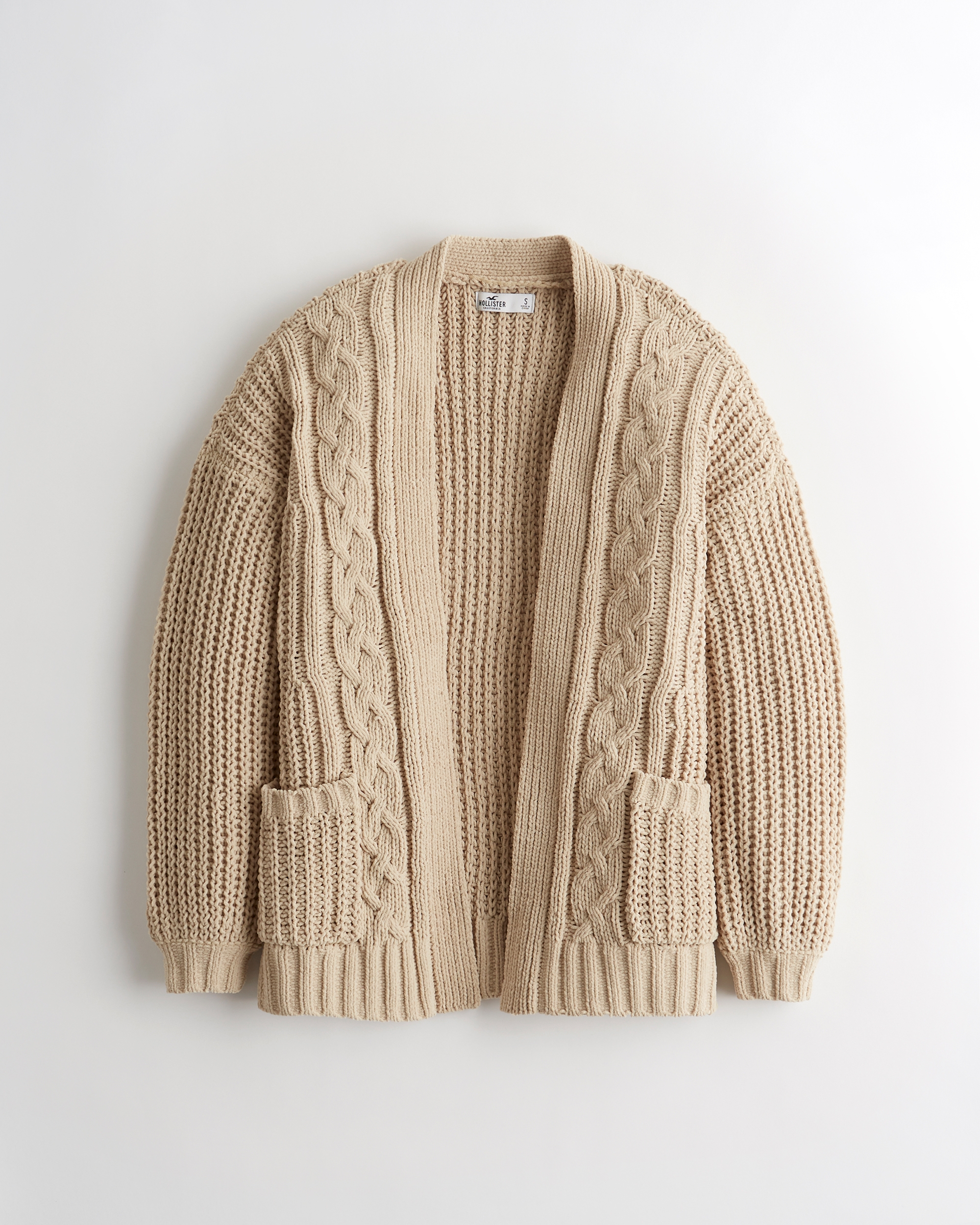 hollister leopard cardigan