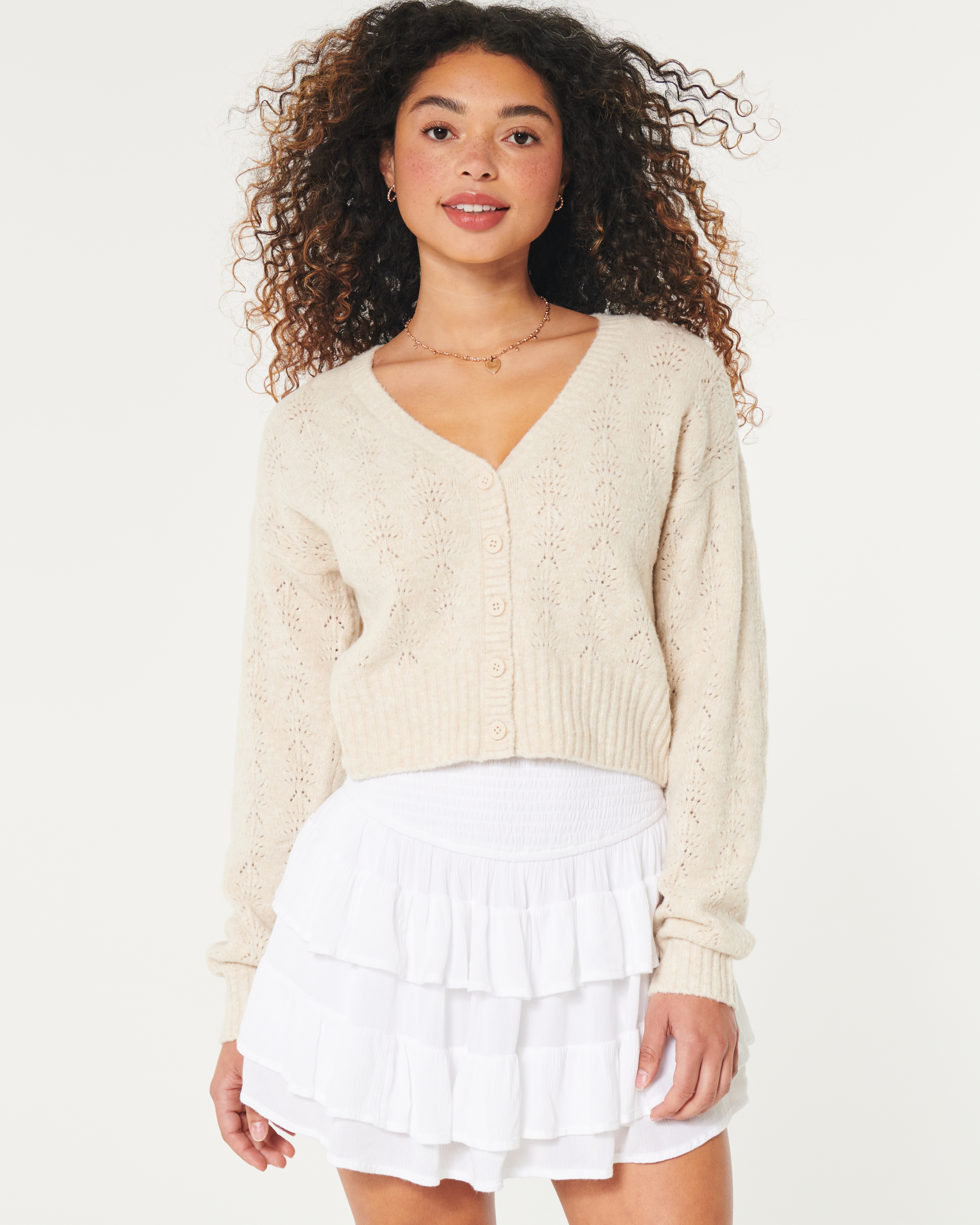 Hollister textured shop cardigan