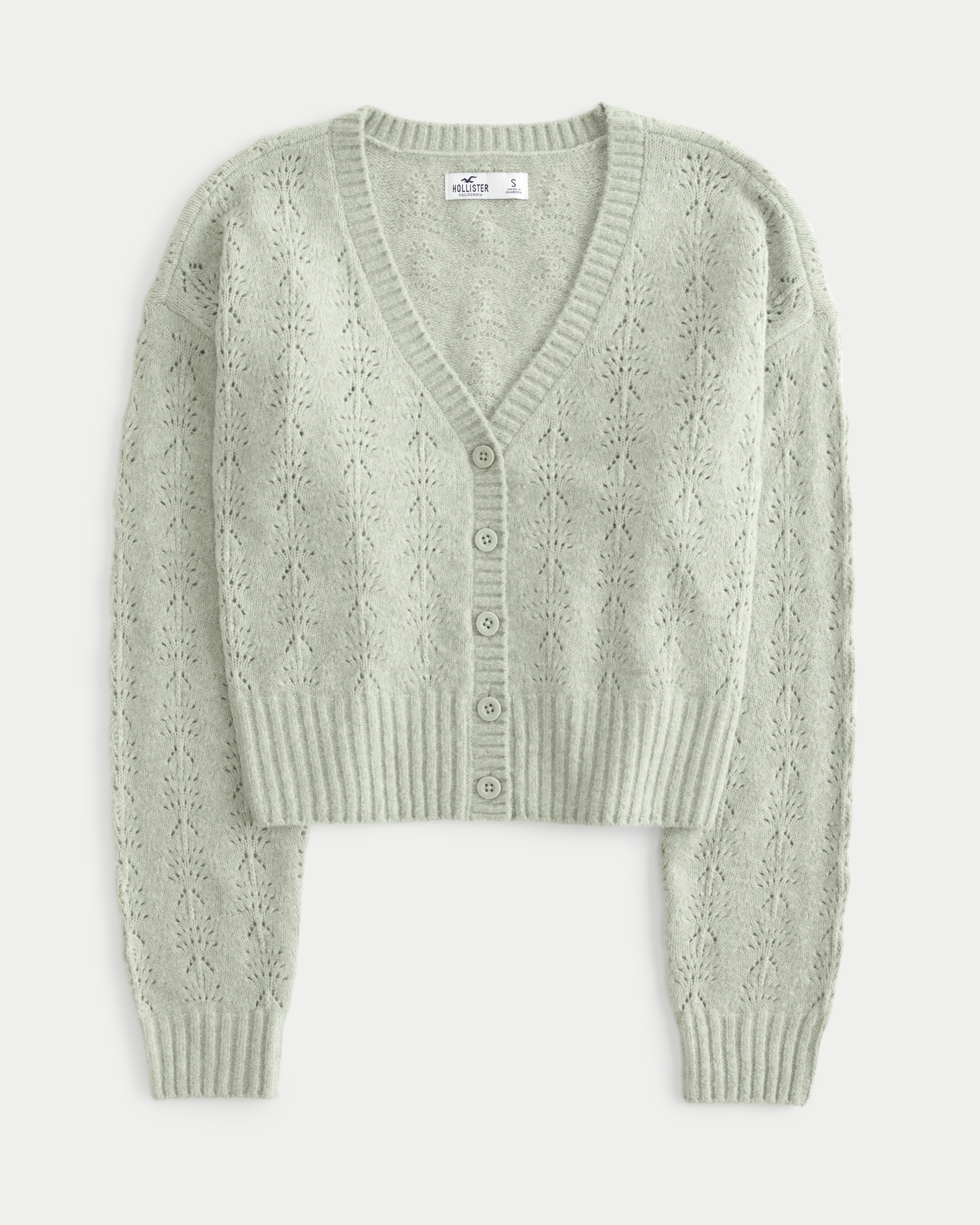 Hollister textured on sale cardigan