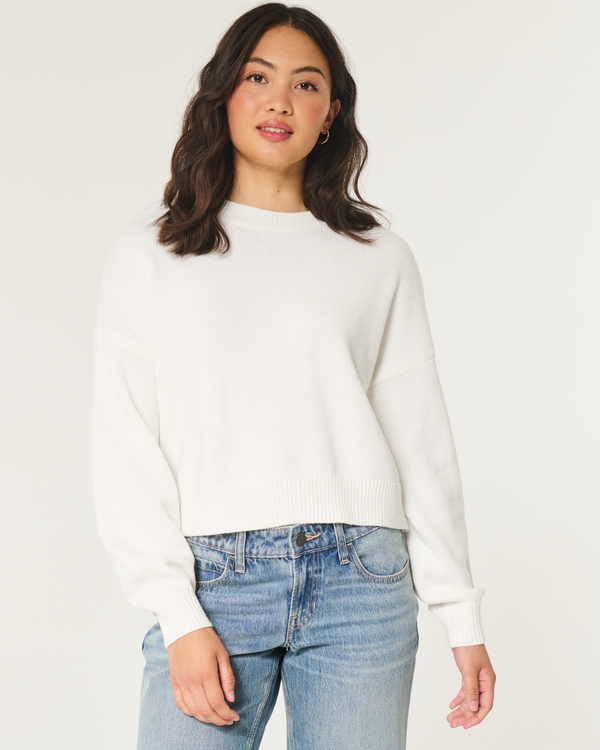 Easy Crew Sweater, White