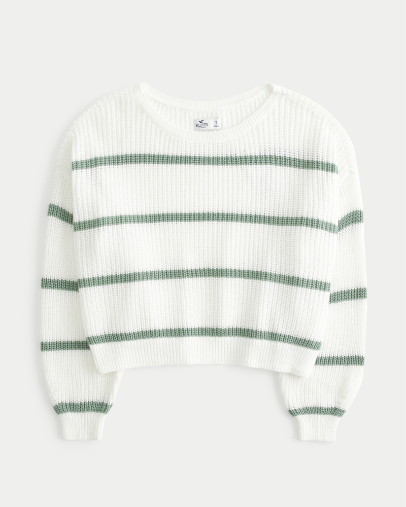 Hollister best sale white sweater