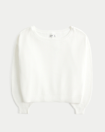 Women s Slouchy Off the Shoulder Sweater Women s Clearance HollisterCo