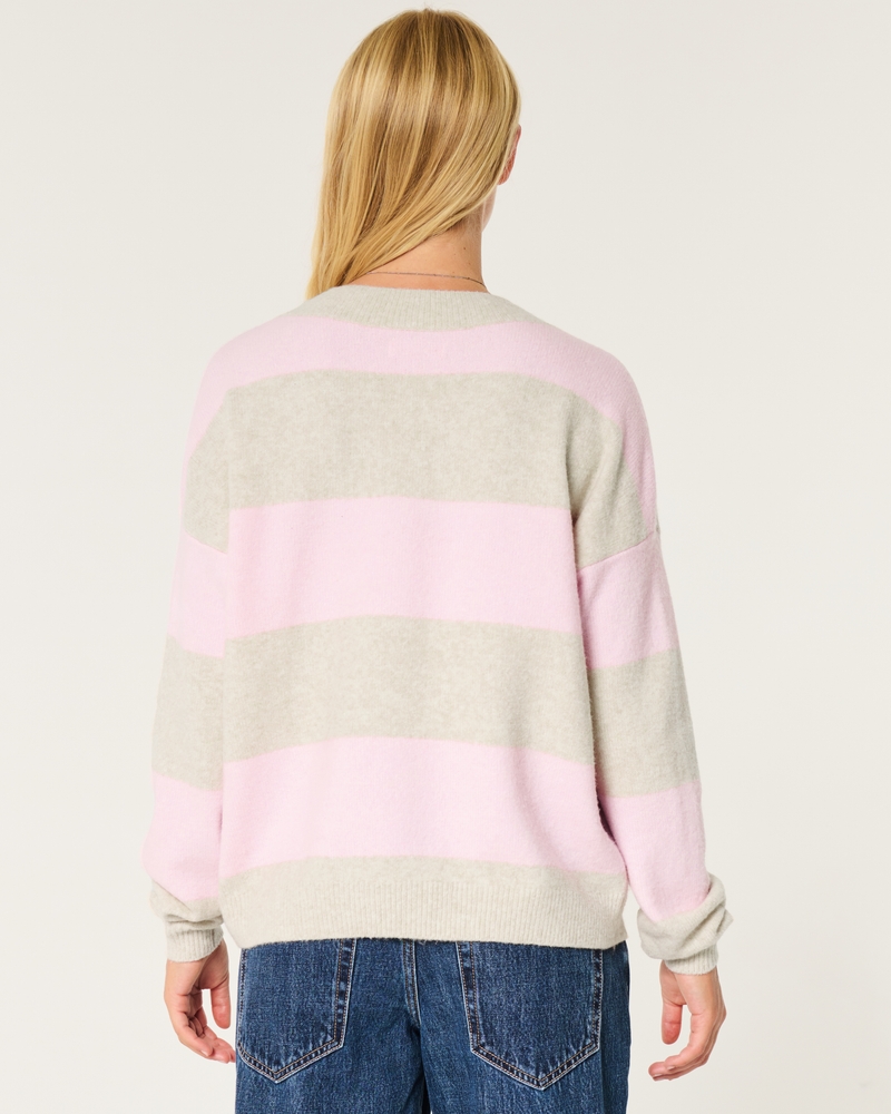 Hollister Comfy Cloud Oversized V-Neck Sweater