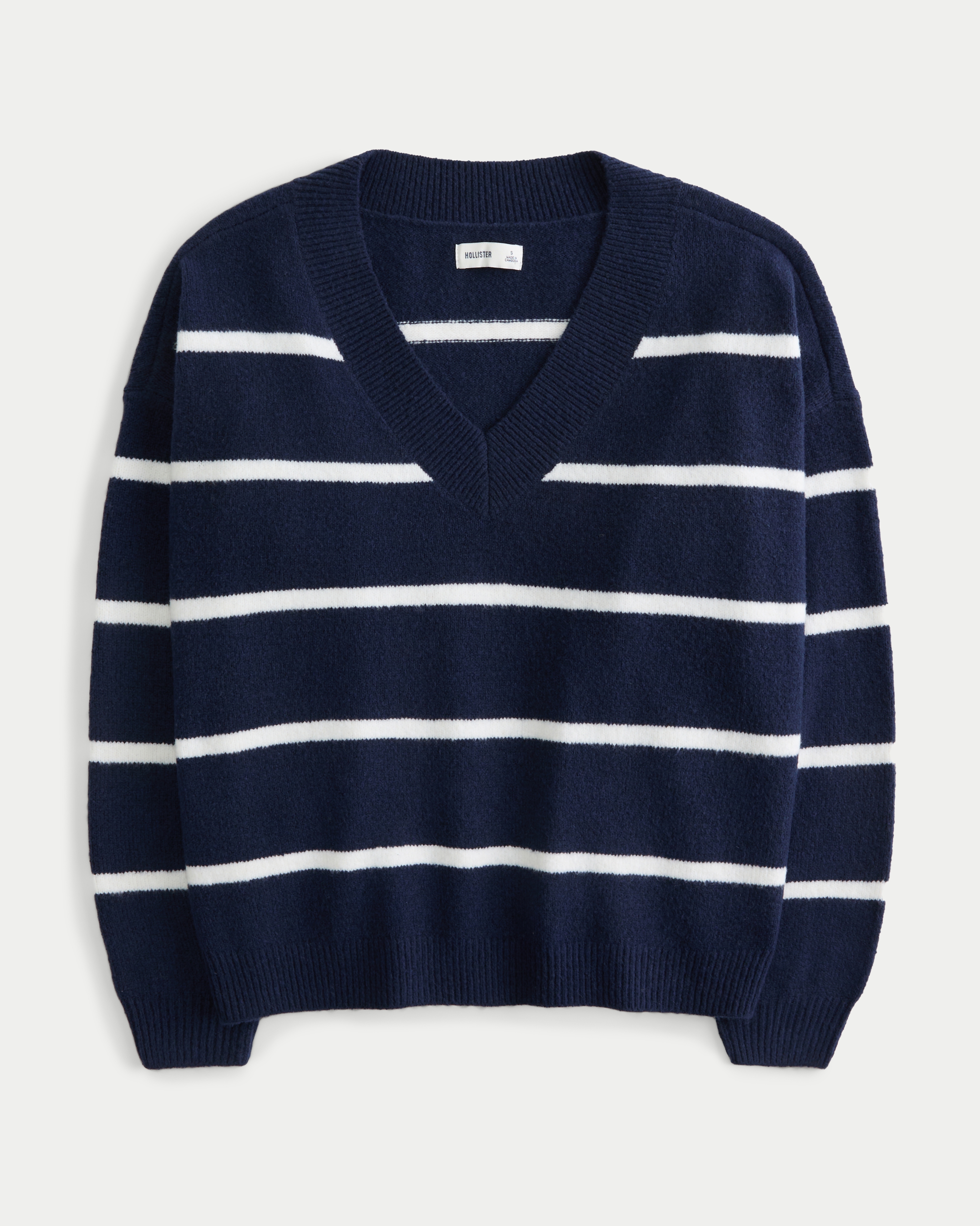 Hollister blue sweater best sale