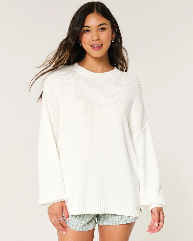 Oversized Crew Sweater