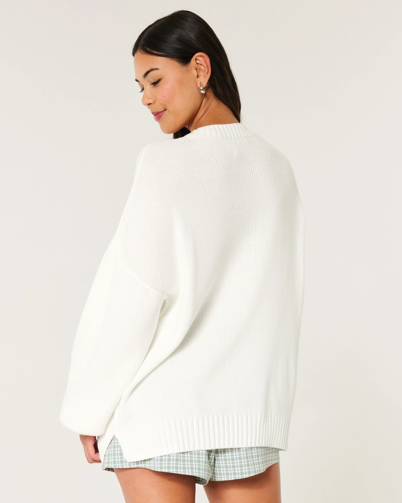 Oversized Crew Sweater