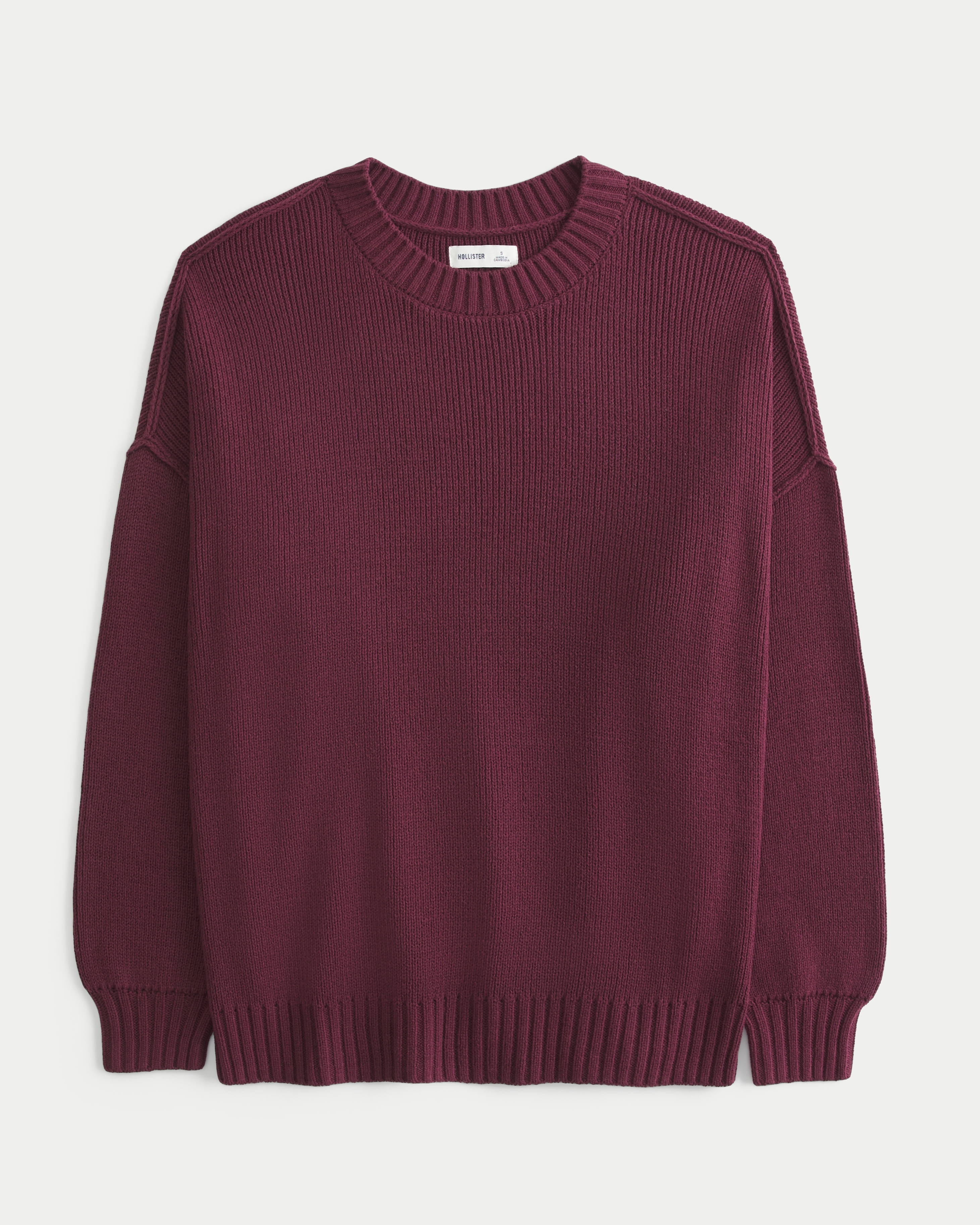 Hollister maroon sweater best sale