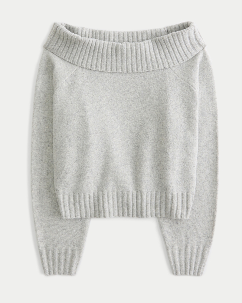 Hollister off the shoulder sweater on sale